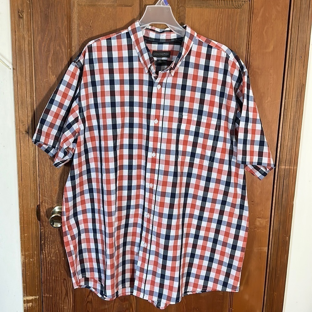 Covington Men’s Button Up Short Sleeve Shirt Size 2XL
